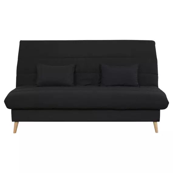 Banquette lit clic clac CELESTE SIMMONS coloris noir