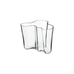 Vase Aalto en Verre, Verre soufflé bouche – Couleur Transparent – 20.8 x 20.8 x 16 cm – Designer Alvar Aalto
