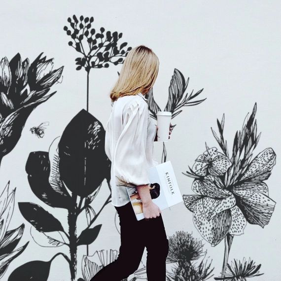 Papier peint panoramique fleurs des champs – 250×425