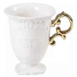Mug I-Wares en Céramique, Porcelaine – Couleur Or – 15.33 x 15.33 x 11.5 cm – Designer Selab