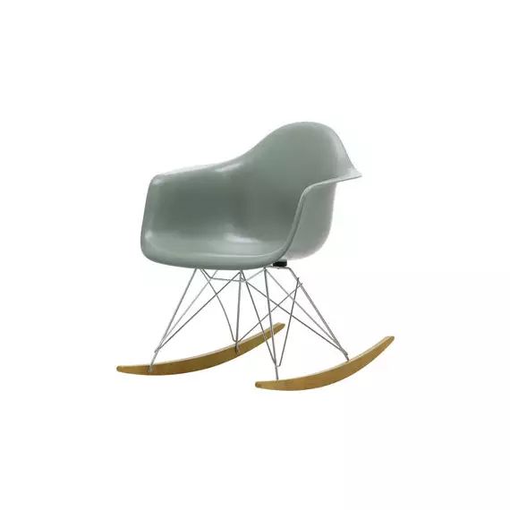 Rocking chair Eames Fiberglass Armchair en Plastique, Polyester renforcé de fibre de verre – Couleur Vert – 63 x 82.77 x 76 cm – Designer Charles & Ray Eames