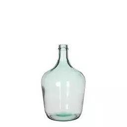 Vase bouteille en verre recyclé H30
