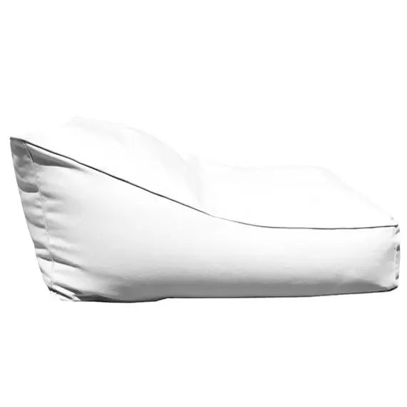 bain de soleil blanc extérieur flottant piscine