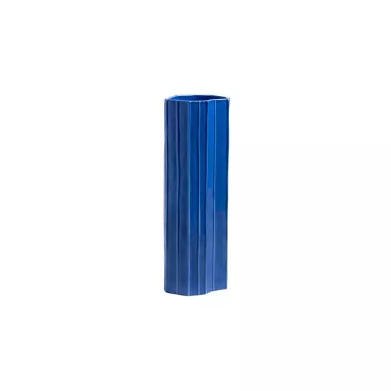 Vase Vases en Céramique – Couleur Bleu – 12.5 x 11.5 x 34.5 cm