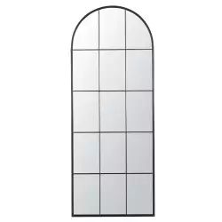 Miroir fenêtre en métal noir 71×180