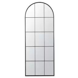 Miroir fenêtre en métal noir 71×180