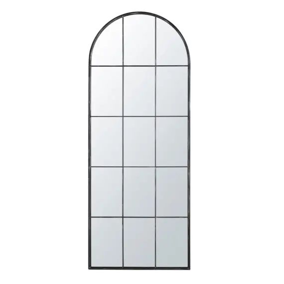 Miroir fenêtre en métal noir 71×180