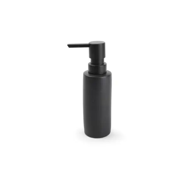 Distributeur de savon en porcelain noir 15cl
