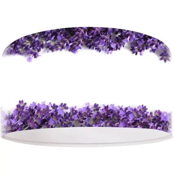 Suspension Tissu Violet