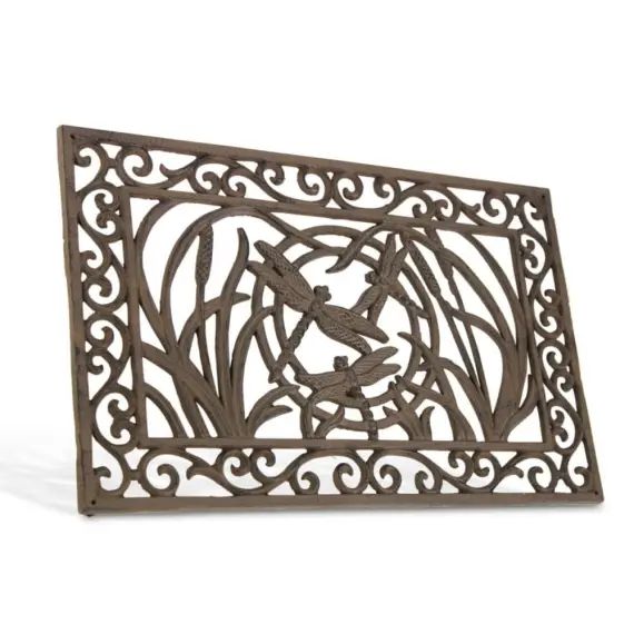 Paillasson Rectangulaire Fonte Marron 59x2x37cm