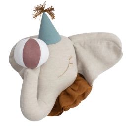 Trophée mural enfant beige