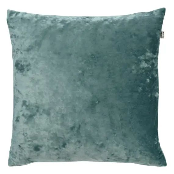 Housse de coussin vert en velours-45×45 cm uni