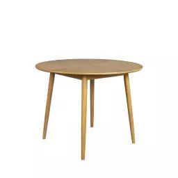 Fabio – Table à manger ronde en bois ø100cm