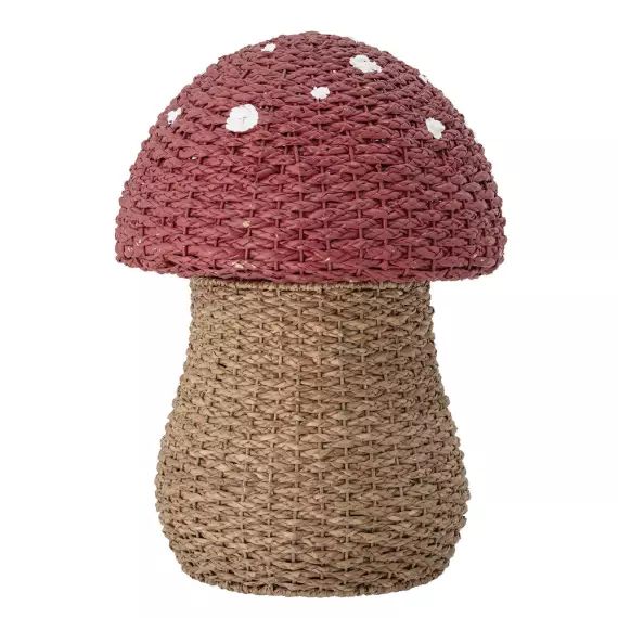 Panier champignon jonc de mer H61cm