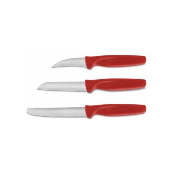 Set de couteaux WUSTHOF 3 couteaux a legumes/office rouge