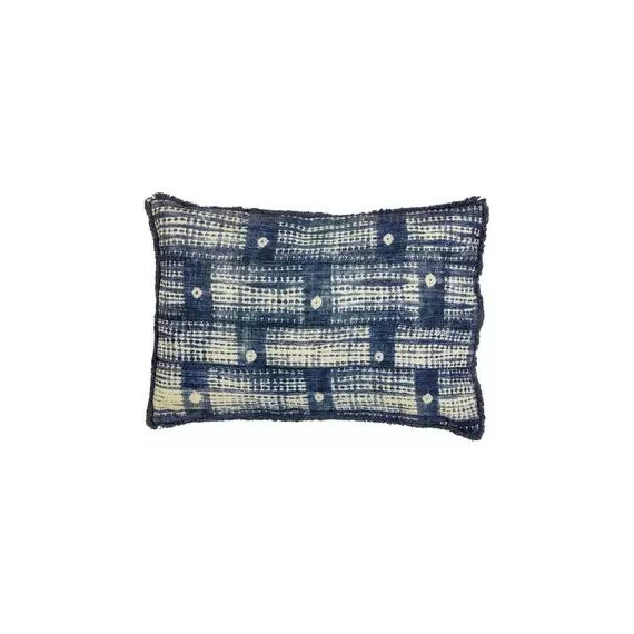 Coussin Coussin en Tissu, Polyester – Couleur Bleu – 60 x 40 x 20 cm