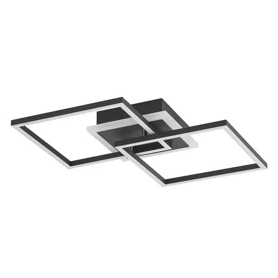 Plafonnier LED en Aluminium Noir