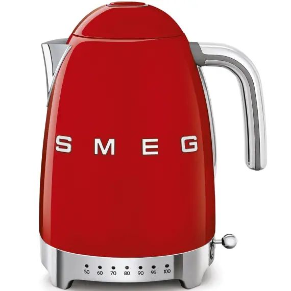 Bouilloire   1,7 l  en inox  rouge