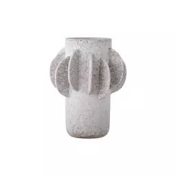 Vase Vases en Céramique, Grès émaillé – Couleur Beige – 26.21 x 26.21 x 22 cm