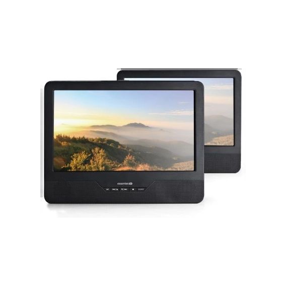 Lecteur DVD portable double écran Essentielb Mobili MS9 + Support Voiture