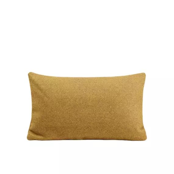 Housse de coussin 28×47 cm Chiné grain de moutarde