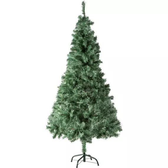 Sapin de Noël artificiel avec support métallique  vert