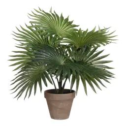 Fougère artificielle en pot H40