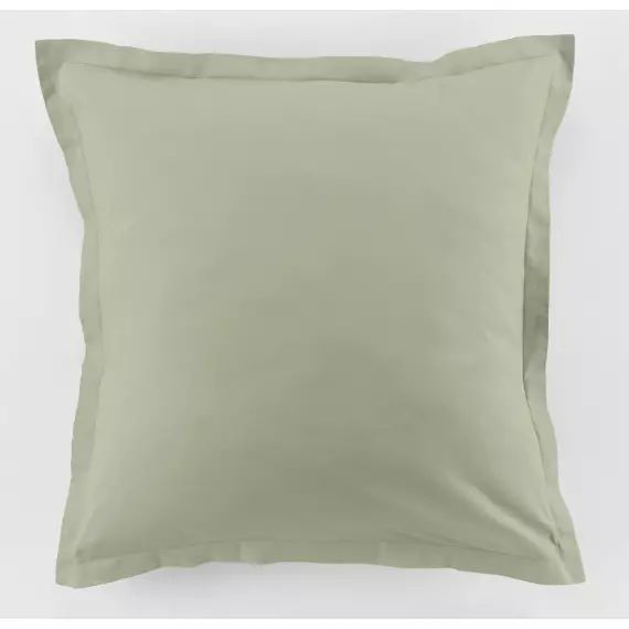 Taie d’oreiller coton vert 63×63 cm