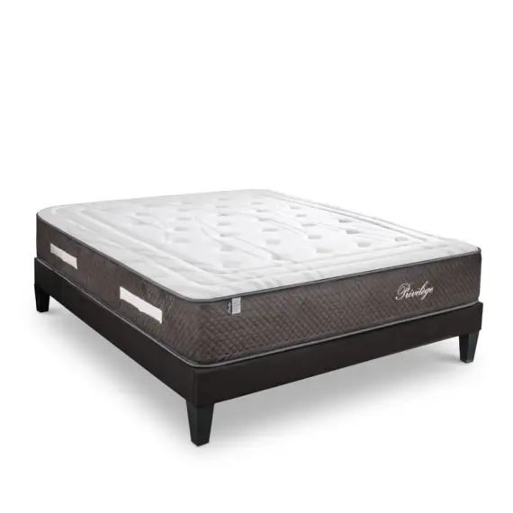 Ensemble Privilège 140×190   Matelas Ressorts  + Sommier Bois