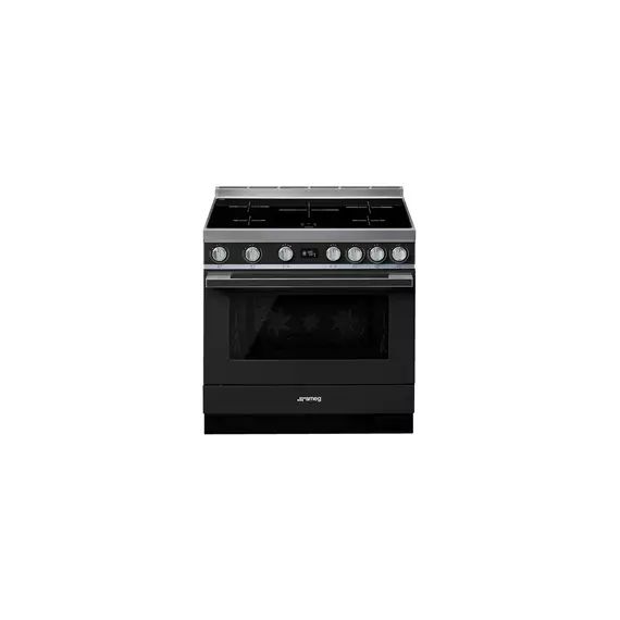 Piano de cuisson Smeg PORTOFINO 90CM INDUCTION Anthracite – CPF9IPAN