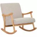 image de rocking chair scandinave 