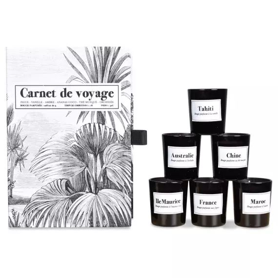 Coffret de 6 bougies D4cm