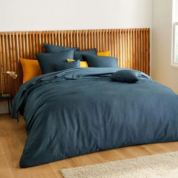 Housse de couette satin de coton + 2 taies  200×200