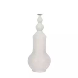 Vase Tenere en Céramique, Céramique grainée – Couleur Blanc – 32.27 x 32.27 x 43 cm – Designer Eno Studio