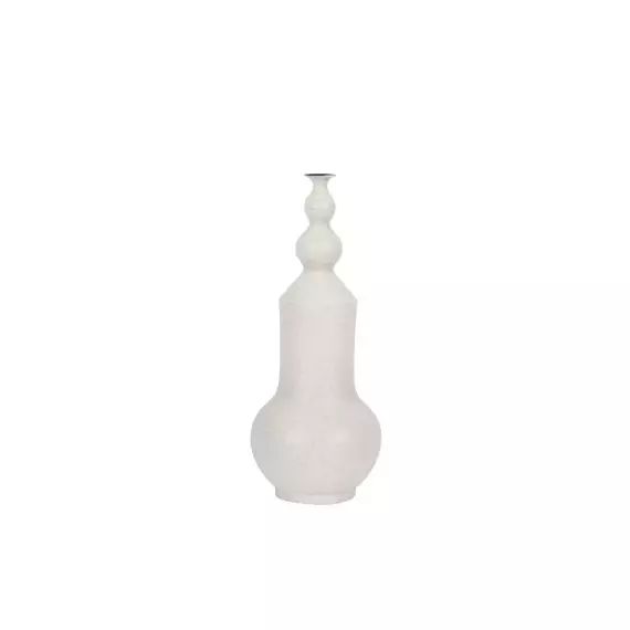 Vase Tenere en Céramique, Céramique grainée – Couleur Blanc – 32.27 x 32.27 x 43 cm – Designer Eno Studio