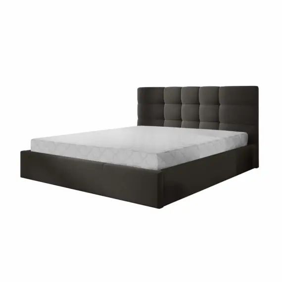Lit coffre 160×200 gris anthracite