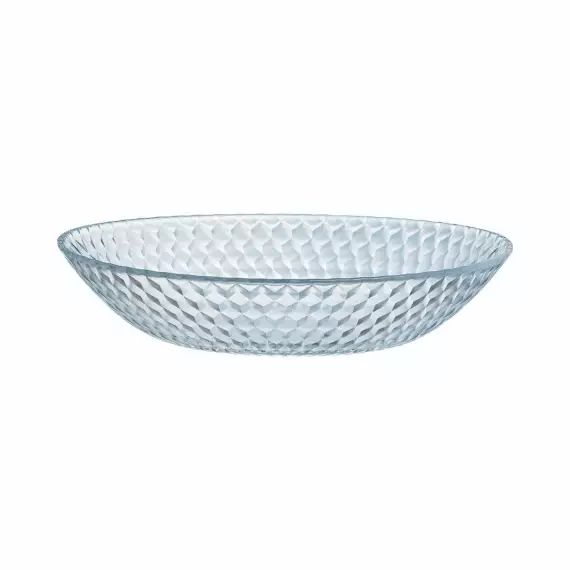 Assiette creuse en verre 20 cm