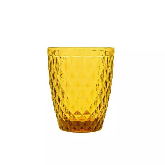 Gobelets en Verre pressé Jaune