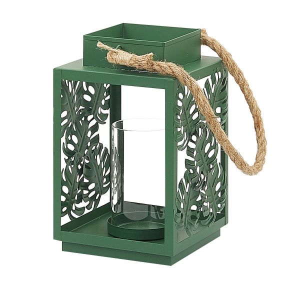 Lanterne décorative verte