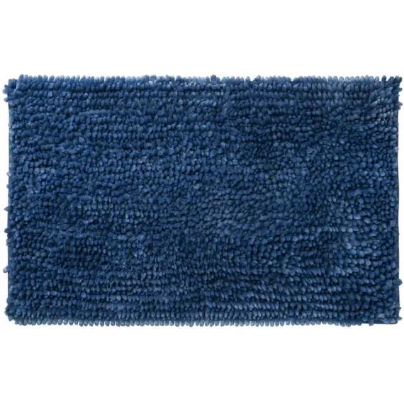 Tapis de bain fantaisie polyester bleu bleu