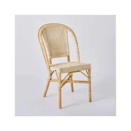 Chaise en rotin tressé