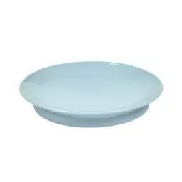Assiette San Pellegrino en Céramique, Porcelaine – Couleur Bleu – 26.21 x 26.21 x 3 cm – Designer Charles Kaisin