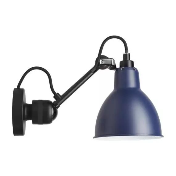 Lampe Gras N°304-Applique interrupteur Noir L15cm