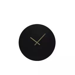 Horloge noir métal ø59cm