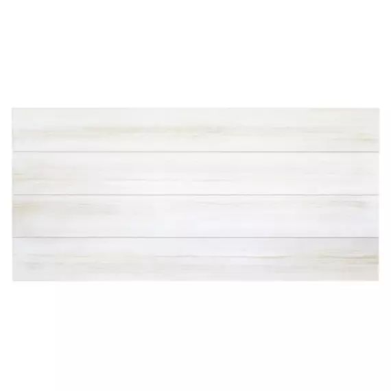 Tête de lit en bois couleur blanche décapé 180x80cm