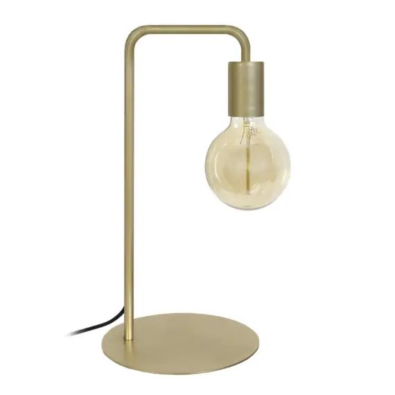 Lampe de bureau métal doré