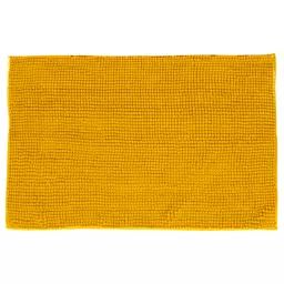 Tapis de bain chenille jaune moutarde – 50x80cm