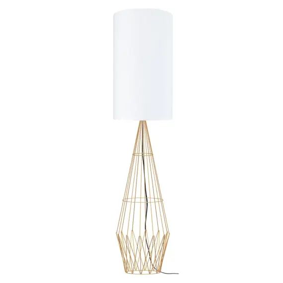 Lampadaire métal doré