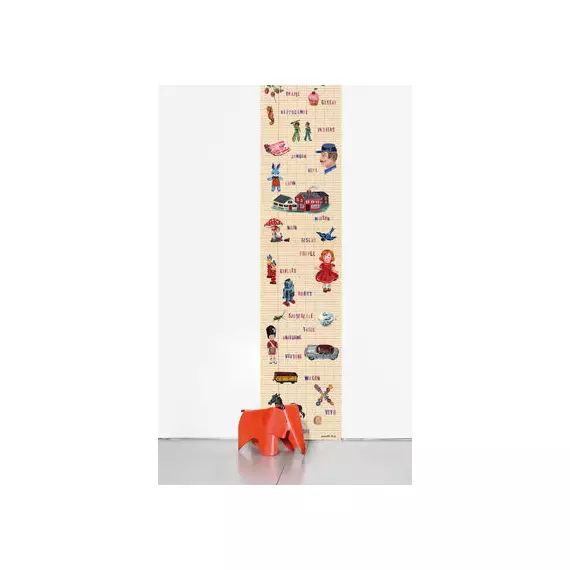 Papier peint Wallpapers en Papier, Papier intissé – Couleur Multicolore – 15 x 93 x 250 cm – Designer Nathalie Lété