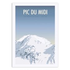 PIC DU MIDI – TURO –  Affiche d’art 50 x 70 cm